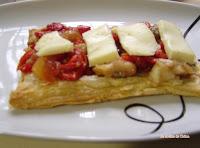 Hojaldre templado de verduras