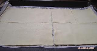 Hojaldre templado de verduras