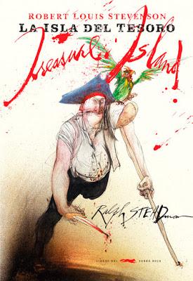 Libros del Zorro Rojo presenta una nueva edición de ‘La isla del Tesoro’ ilustrada por Ralph Steadman