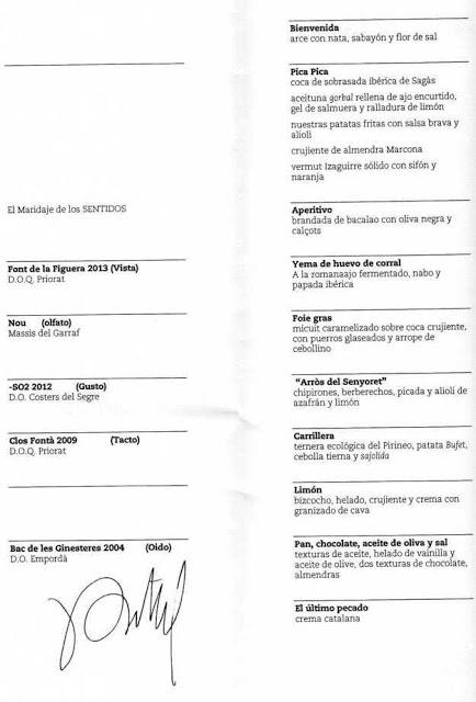 Restaurante Cinc Sentits Barcelona