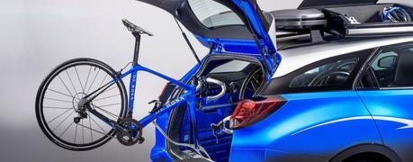 Honda mostrará su coche concepto Civic Tourer Active Live para transportar tus bicicletas