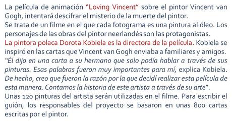 VAN GOGH EN LA MÚSICA Y EN EL CINE