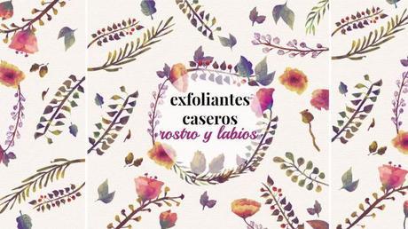 DIY: exfoliantes caseros para el rostro y los labios exfoliantes caseros