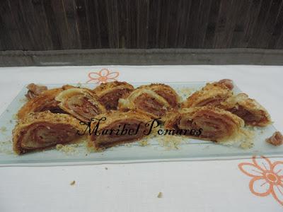 Pastelito cordobés enrollado.