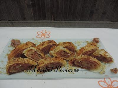 Pastelito cordobés enrollado.