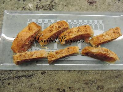 Pastelito cordobés enrollado.