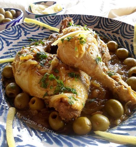 Pollo con Limón Encurtido & Aceitunas