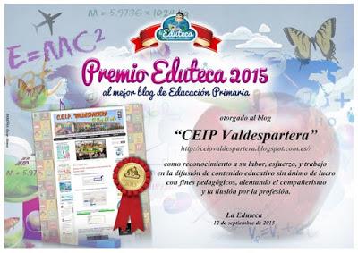 ¡Somos ganadores en el IV Premio Eduteca 2015!