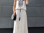 White long dress