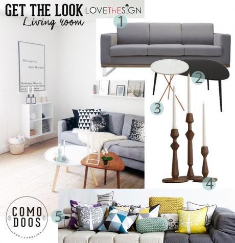 Los estilos que quieras, get the look con Lovethesign GET THE LOOK LIVING ROOM