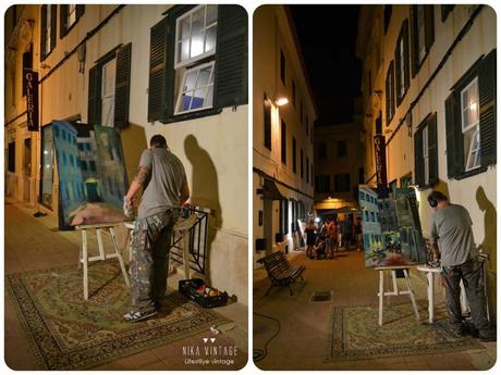 arte, pintura, nit d´art, lugares especiales, menorca, Mahon, pintores
