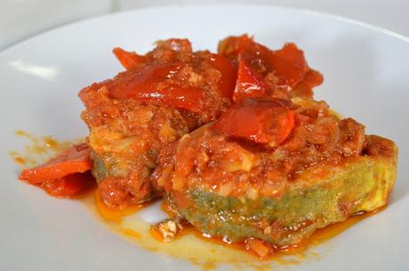 Vídeo receta: Llampuga con pimientos. Cocina de Mallorca