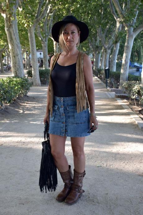 Folk style in Madrid Diseneitorforever oufit