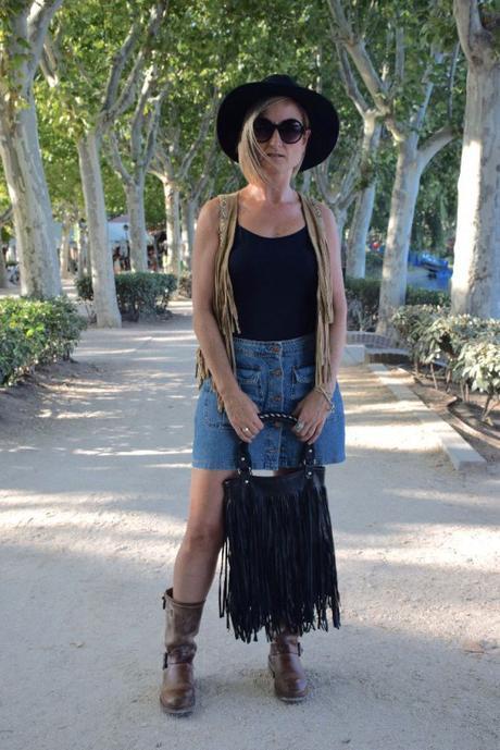 Folk style in Madrid Diseneitorforever oufit