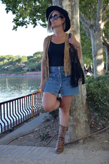 Folk style in Madrid Diseneitorforever oufit