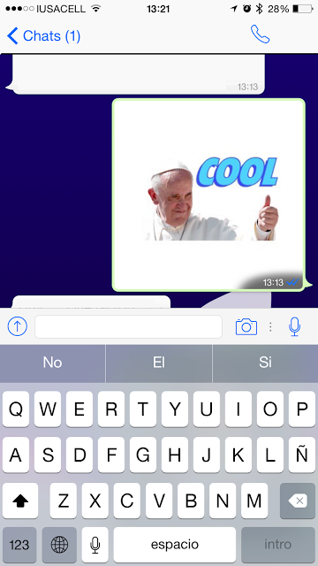 Los emoji del Papa Francisco.