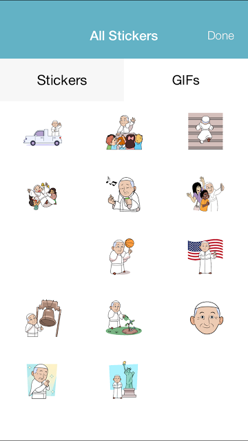 Los emoji del Papa Francisco.