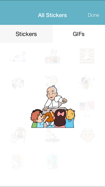 Los emoji del Papa Francisco.