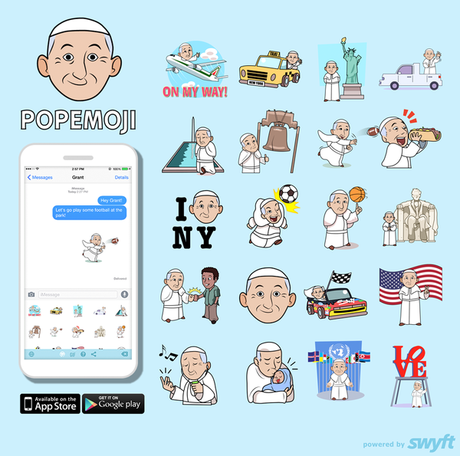 Los emoji del Papa Francisco.