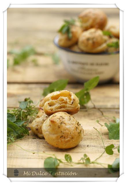 Chouquettes de Queso yTomate Chouquettes de Queso yTomate