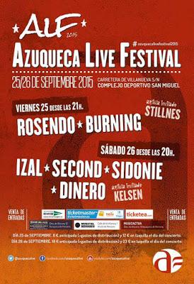 Azuqueca Live Festival: Sidonie, Izal, Dinero, Second...