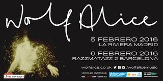 Wolf Alice conciertos en España Febrero 2016