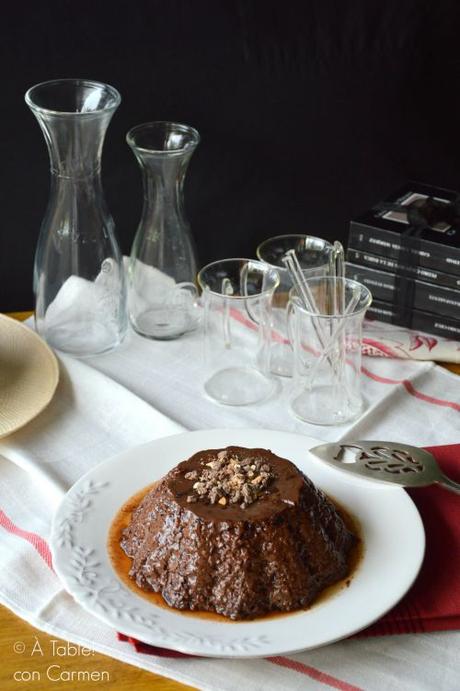 Flan de Chocolate Negro