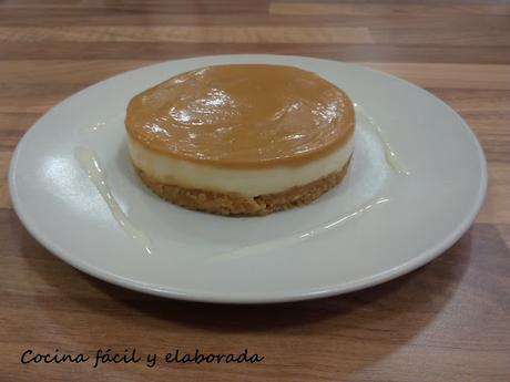 TARTA DE CHOCOLATE BLANCO Y CARAMELO