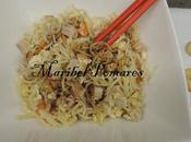 Fideos chinos tres delicias.