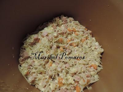 Fideos chinos tres delicias.