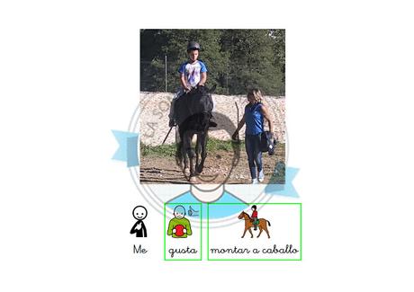 Pictogramas para contar las vacaciones.