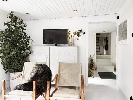 nordic style decoración nórdica decoración espacios pequeños decoración escandinava sueca decoración en blanco casitas de campo nórdica casita nórdica con estudio externo blog decor 