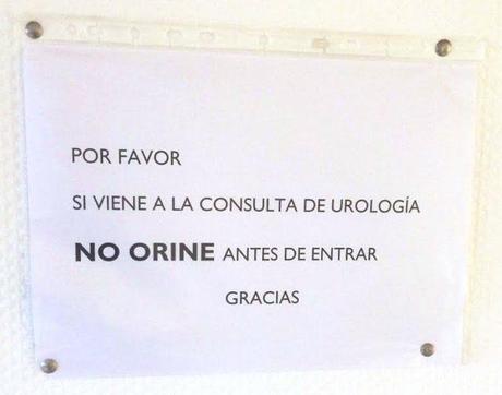 Cuando de orinar se trata