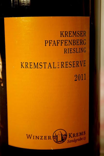 Kremser Pfaffenberg Riesling Reserve 2011