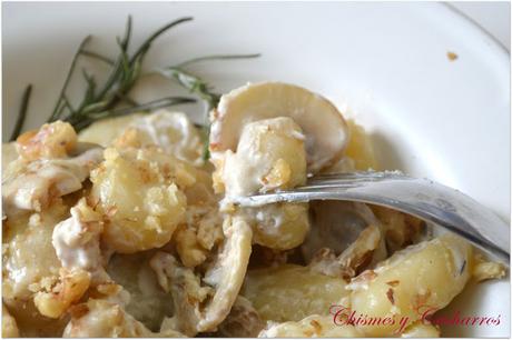 Ñoquis al Roquefor con Nueces