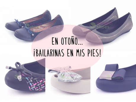 En otoño... ¡bailarinas en mis pies!