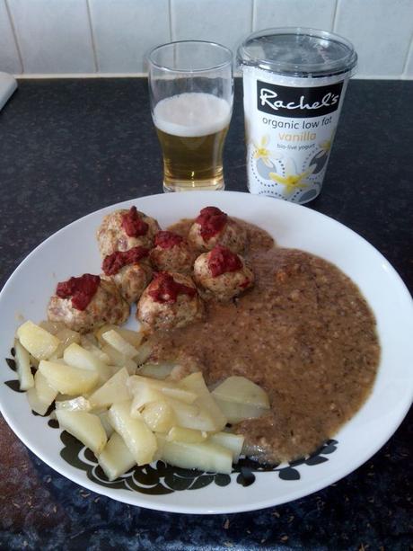 albondigas-de-pavo-con -guarnicion-de-salsa-shiitake