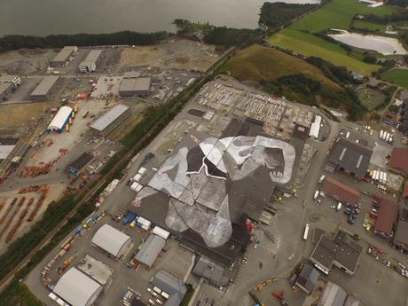 Este es el mural más grande del mundo y solo se puede ver desde un avión