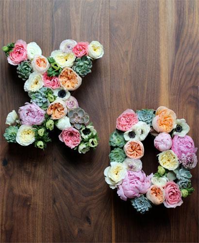 DIY: Letras de Flores