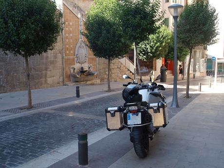 Viaje a los Alpes en moto, 1ª etapa, Toledo, Molina de Aragón, Alcañiz, Barcelona.