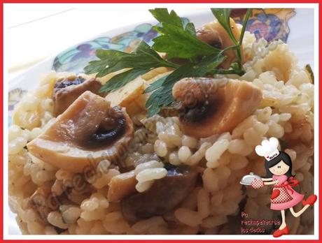 * Arroz con champiñones (tradicional)