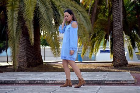 Outfit | Off shoulder dress