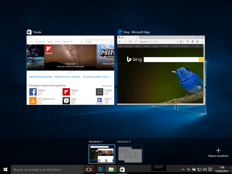 experiencia con windows 10