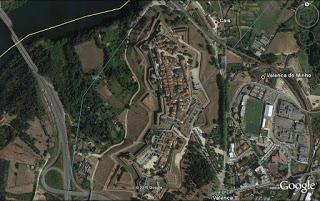 DE TUY A VALENÇA DO MINHO: MONUMENTAL ENTRADA A PORTUGALL...