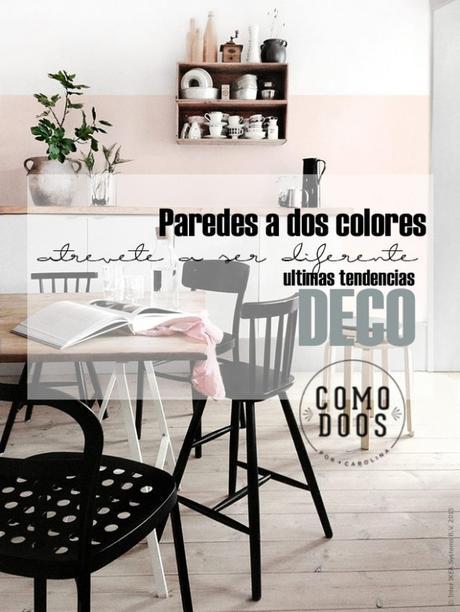 Pintar la pared a dos colores. Lo ultimo para tu decoracion Pintar la pared a dos colores