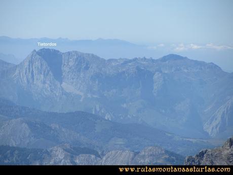 Ruta a la Torre del Friero: Vista del Tiatordos