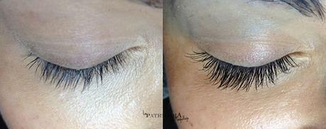 Mis extensiones de pestañas en Mírame Lashes and Brows