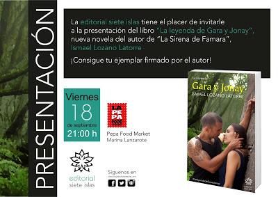 PRESENTACIÓ DEL LIBRO, LA LEYENDA DE GARA Y JONAY