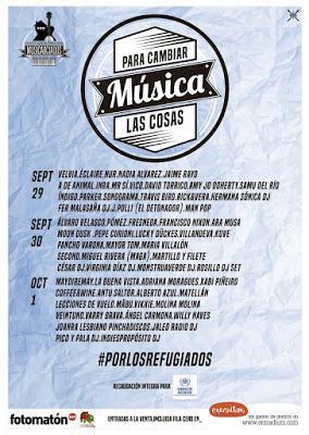 Decenas de músicos se unen en Madrid en dos festivales benéficos por los refugiados Decenas de músicos se unen en Madrid en dos festivales benéficos por los refugiados