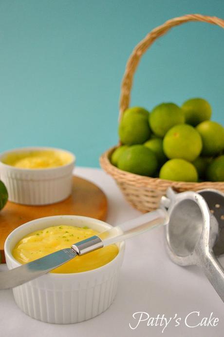 Crema rápida de lima o Key lime Curd